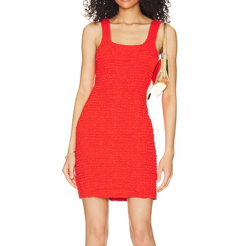 Rails Julie Mini Dress in Cherry. Small.